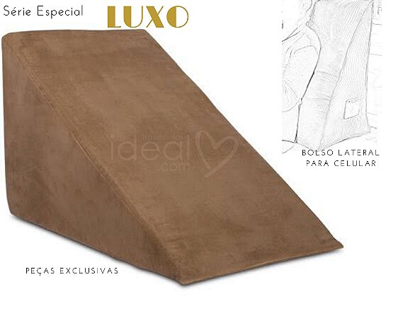Travesseiro Encosto Triangular Série Luxo - Kit Travesseiros Pós Cirúrgicos  - Almofada Para Pós Operatório