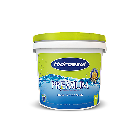 Cloro Premium Piscina Balde 10kg Hidroazul