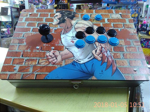 CONTROLE ARCADE USB - WOLVERINE