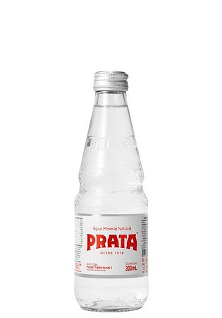 Água com gás Prata Vidro OneWay Pilfer 300ml 06un (com rosca)