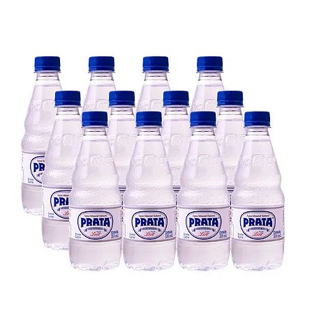 Agua Prata natural 370ml 12un