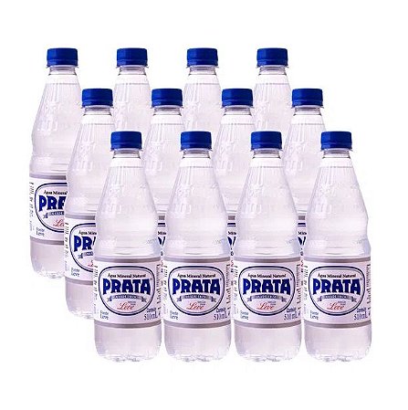 Agua Prata natural 510ml 12un