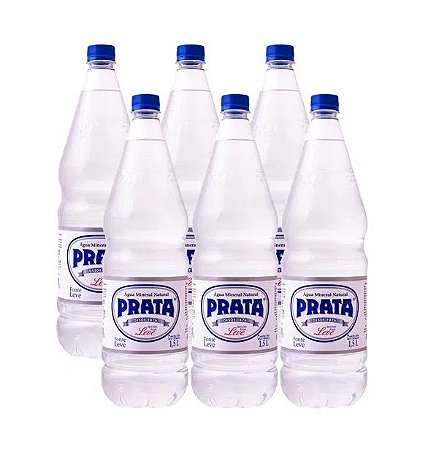 Agua Prata natural 1,5L 6un