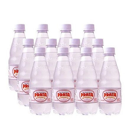 Agua Prata com gás 370ml 12un