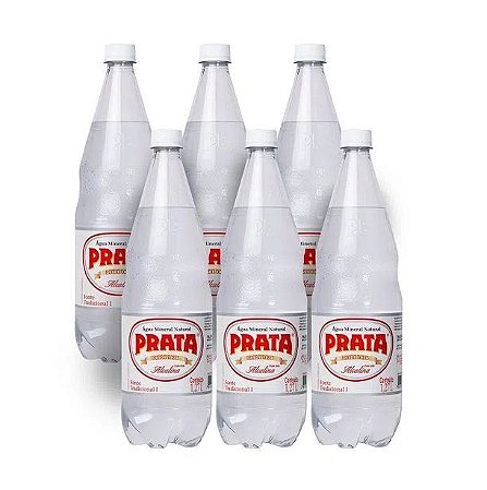 Agua Prata com gás 1270ml 6un