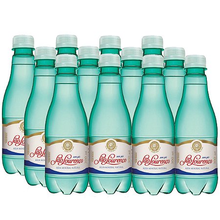 Agua São Lourenço natural 300ml 12un