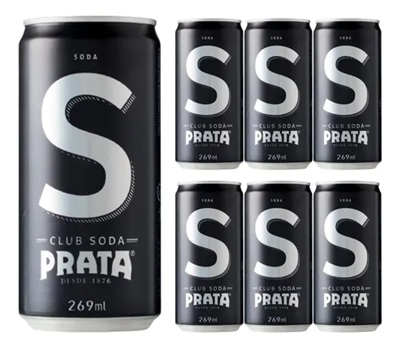 Mixer Prata ClubSoda Lata 269ml 6un