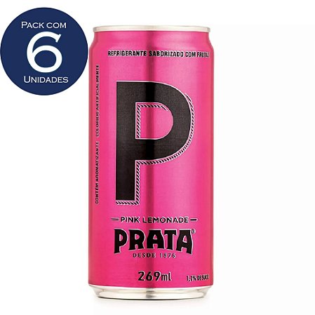 Mixer Prata Pink Lemonade Lata 269ml 6un