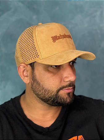 Snapback Trucker Beige Silk Mahakeshi