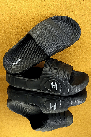 Chinelo Slide Gummy cor Black