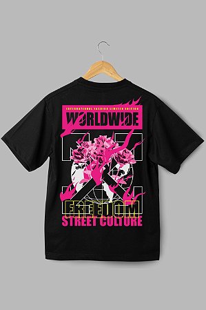 Camisa Oversized WorldWide - Coleção Fire And Ice