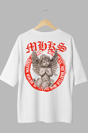 Camisa Oversized Angel Red - Coleção Fire And Ice