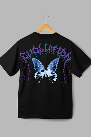 Camisa Oversized Butterfly EVDLMTLDN - Coleção Fire And Ice