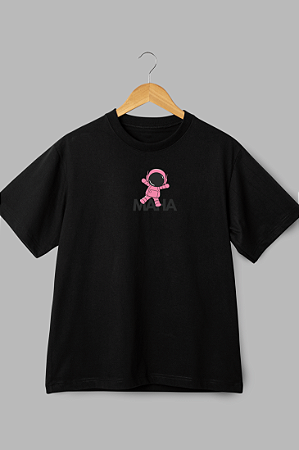 Camiseta LongLine Astronaut - Coleção Fire And Ice