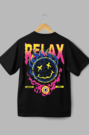 Camisa Oversized Relax - Coleção Fire And Ice