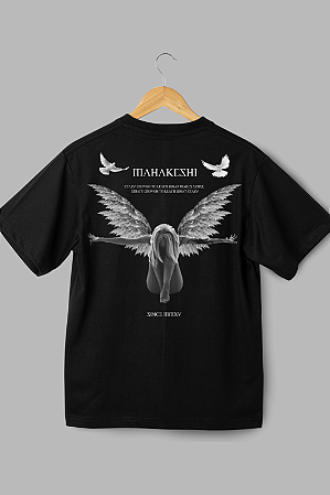 Camisa Oversized Angel Gray - Coleção Fire And Ice