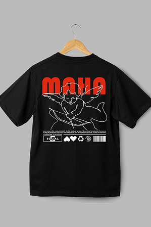 Camisa Oversized Black Angel - Coleção Fuck Love