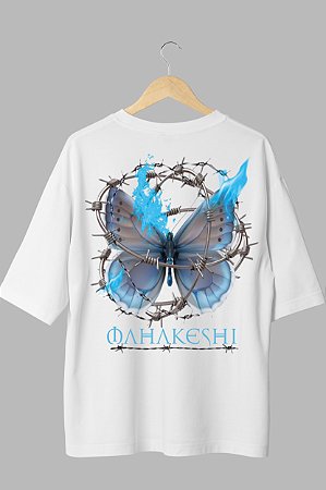 Camisa Oversized Butterfly Blue - Coleção Fuck Love