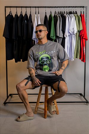 Camisa Oversized Roadman Green  - Coleção Mind Blowing