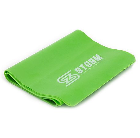 Faixa Elástica Tipo Thera Band Média - Verde Zstorm