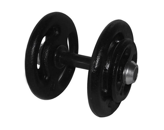Dumbbell Pintado Pegada Emborrachada 42kg