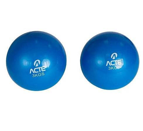 Par de Bolas Tonificadoras 3Kg Acte
