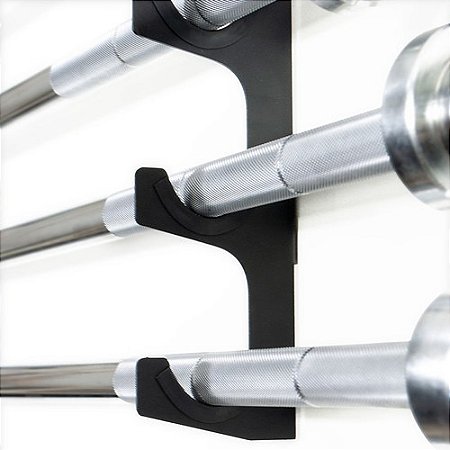 Suporte de Parede para 5 Barras (Olímpicas ou Standard) na Horizontal