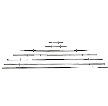 Barra 1,80m Maciça Cromada Recartilhada (Diam.27mm)