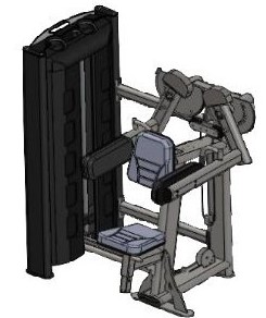 Deltoide Máquina  100kg - Pryme