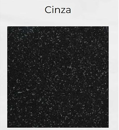 Piso de Borracha Mesclado Cinza Star Plus  100x100 15mm