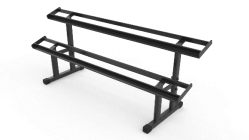 Suporte Dumbell 2.0 Para 8 Pares/Com Dois Andares -Sportmania