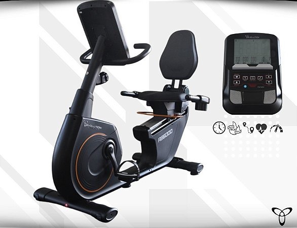 Bicicleta Ergométrica Horizontal Evolution RB 6000 - Profissional