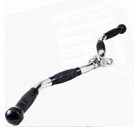 Puxador Curvo com Giro 75cm Zstorm