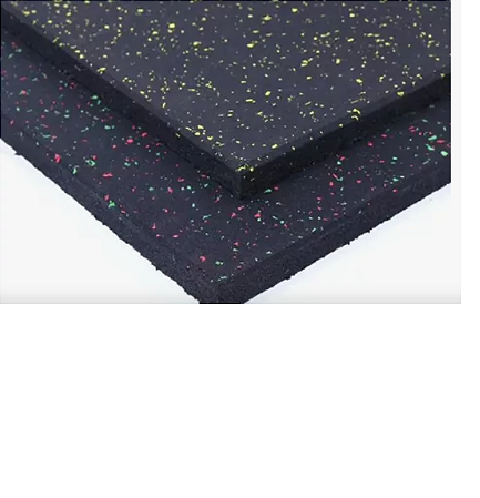 Piso de Borracha 50x50 Mesclado RCV
