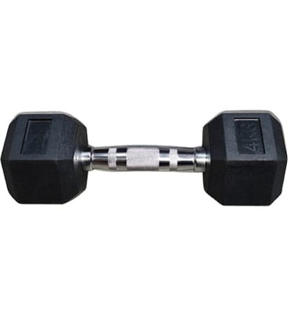 Halter Sextavado Emborrachado Evolution 12Kg