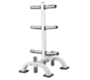 Suporte de Chão Para 2 Barras e 6 Posições Anilhas 63x63x114cm