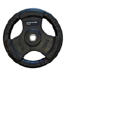 Anilha Standard Emborrachada Preto 15Kg