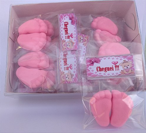 sabonetes pezinhos caixa 20 unidades mhz