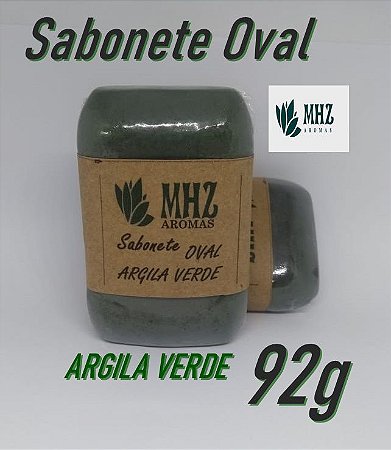 sabonete oval de argila 92g mhz aromas