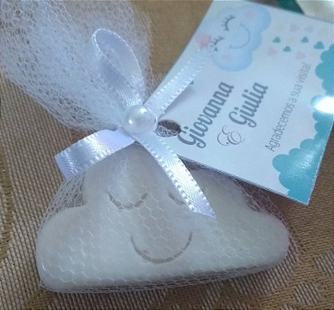 sabonete nuvem chuva de amor lembrancinha mhz