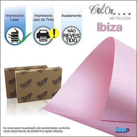 Color Plus Metálico Ibiza,  pacote 100fls.