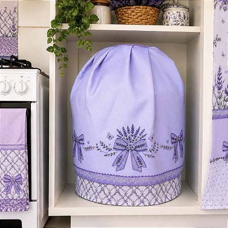 Capa Para Botijão de Gás Estampa Lavanda - Decoração de cozinha