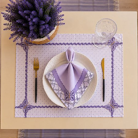 02 Lugar Americano 43cm x 35cm- Coleção Lavanda Lançamento!