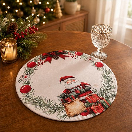 02 CAPAS P/SOUSPLAT - MESA POSTA - NATAL PAPAI NOEL