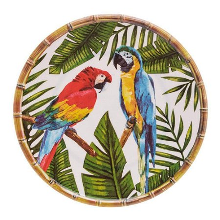 Jogos Americanos, Papagaio de Pássaro Árvore Tropical Jogos Americanos para  Mesa de Jantar Conjunto de 4 Jogos Americanos Resistentes ao Calor Tapetes  de Mesa de Poliéster Lavável para Decoração de Cozinha de