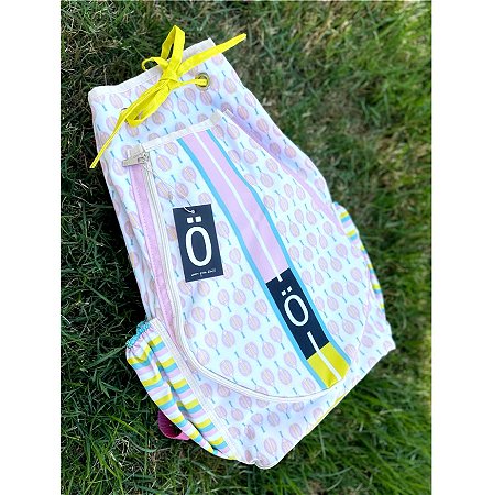 raqueteira mochila de cordinha para tennis e beach tennis ÖTA _ PARADISE