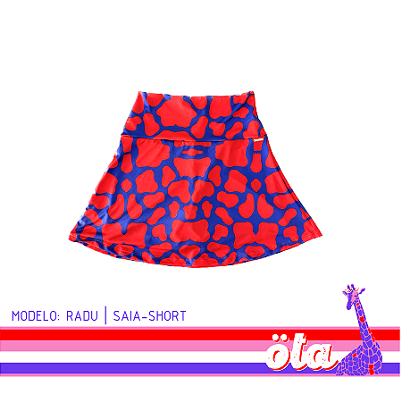saia de TENNIS |RADU| .  estampa DONA GIRAFA . ÖTA TENNIS CLUB
