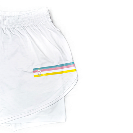 SHORT-BERMUDA para TENNIS e BEACH TENNIS |BIA| .  estampa WHITE PARADISE . ÖTA TENNIS CLUB