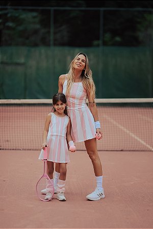 vestido  de TENNIS E BEACH TENNIS | SERENA| .  estampa RAIO DE LUZ  . OTA TENNIS CLUB
