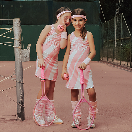 vestido de TENNIS e B.T | nadador OSAKA . RAIO DE LUZ . ROSE. ÖTA TENNIS CLUB